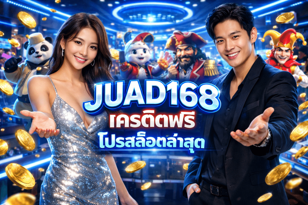 JUAD168 เครดิตฟรี จ่ายจริงทุกยอด พร้อมโปรสล็อตล่าสุด